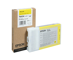 Tusz Epson  T6034  do  Stylus  Pro 7800/7880/9800/9880 | 220ml | yellow