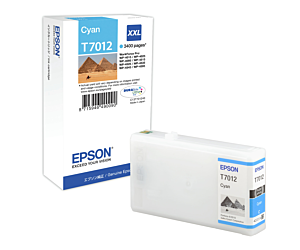 Tusz Epson  T7012  do WP-4015DN/4095DN/4515DN/4525DNF XXL | 34,2ml | cyan