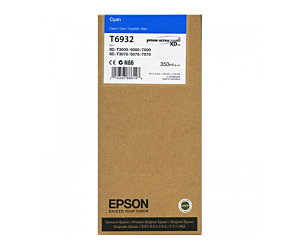 Tusz Epson UltraChromeXD do SC-T3000/T5000/T7000  | 350 ml | cyan