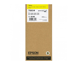 Tusz Epson UltraChromeXD do SC-T3000/T5000/T7000  | 350 ml | yellow