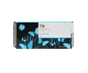 Tusz HP 738 | 300 ml | Yellow