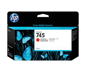 Tusz HP 745 do DesignJet Z2600/Z5600/PostScript | chromatic red | 130ml
