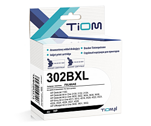 Tusz Tiom do HP 302XL | 302BXL | F6U68AE | 480 str. | black