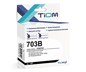 Tusz Tiom do HP 703B | CD887AE | 730 str. | 20ml | black