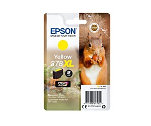Tuszy Epson 378XL Claria Photo HD| Yellow | 9,3 ml