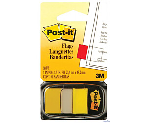 Zakładki indeksujące POST-IT 25x43mm żółte 680-5 50sztuk 3M-UU008015081