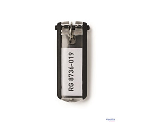 Zawieszki do kluczy KEY CLIP (6szt.) czarne DURABLE 1957-01