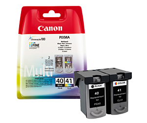 Zestaw  dwóch tuszy Canon PG-40/CL-41 do  iP1600/2600 | CMY + K