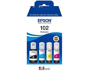 Zestaw Tuszy  Epson 102 | 6 000 - 7 500str. | CMYK
