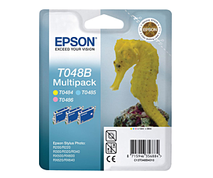 Zestaw tuszy   Epson  T048B do  R+200/300/340, RX+500/600 | 39ml | LC/LM/Y