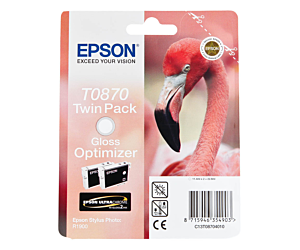 Zestaw tuszy  Epson  T0870  do Stylus  Photo R1900  | 2 x 11,4ml | black