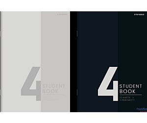 Zeszyt Top Studentbook A5 80 kartek 70 g kratka 5x5 mm 4 przekładki 400181906