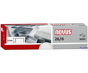 Zszywki NOVUS 26/6 1000szt. 040-0056