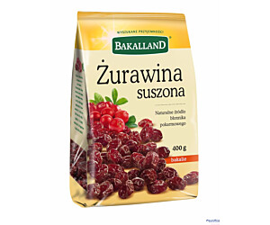 Żurawina 400g BAKALLAND