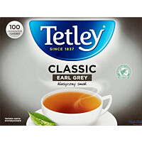 Herbata TETLEY CLASSIC EARL GREY czarna 100 saszetek bez zawieszki